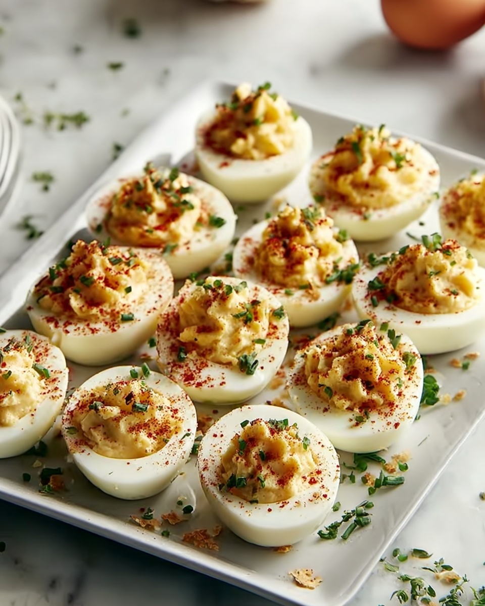 Spicy Deviled Eggs Recipe - Recipe Image