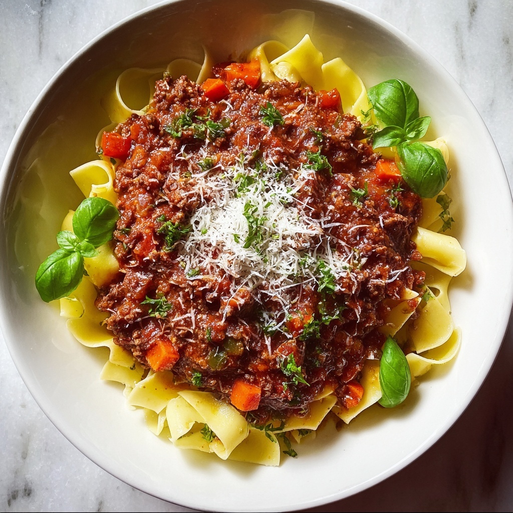 Hearty Slow-Cooked Tuscan Ragu with Fresh Herbs Recipe - Recipe Image