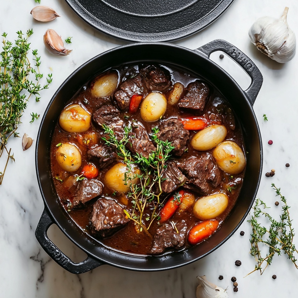 French Beef Bourguignon Recipe - Recipe Image