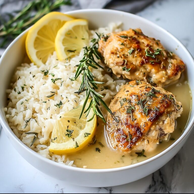 Slow Cooker Lemon Herb Chicken and Rice Recipe
