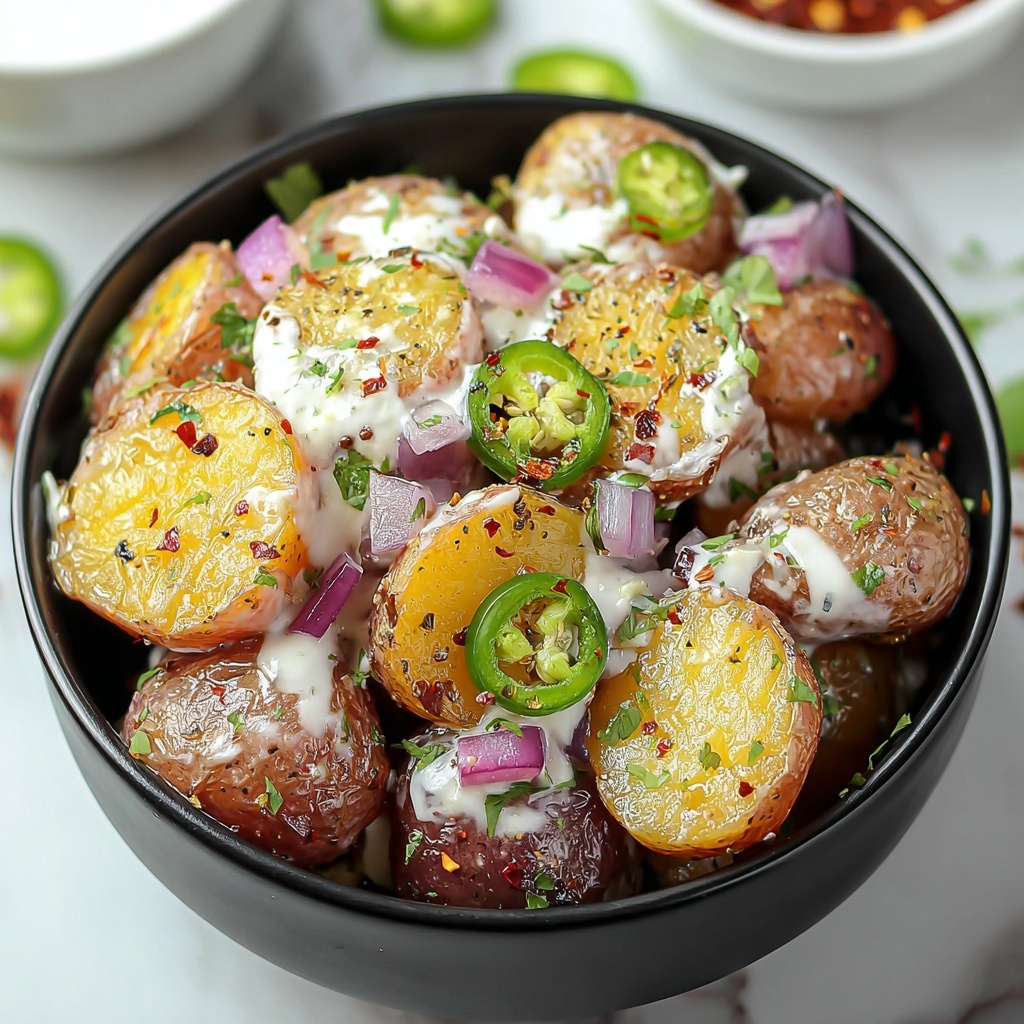 Jalapeño Popper Roasted Potato Salad Recipe - Recipe Image