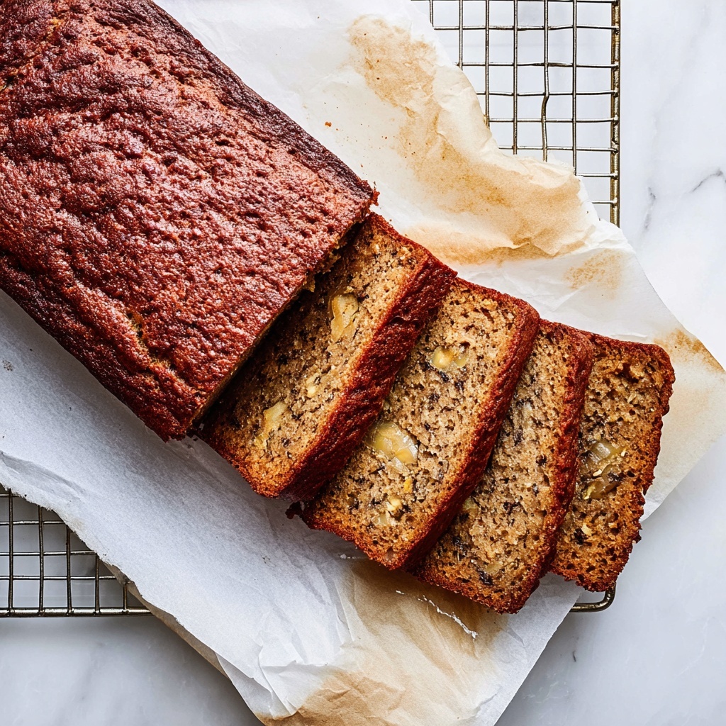 Almond Flour Banana Bread Recipe - Recipe Image