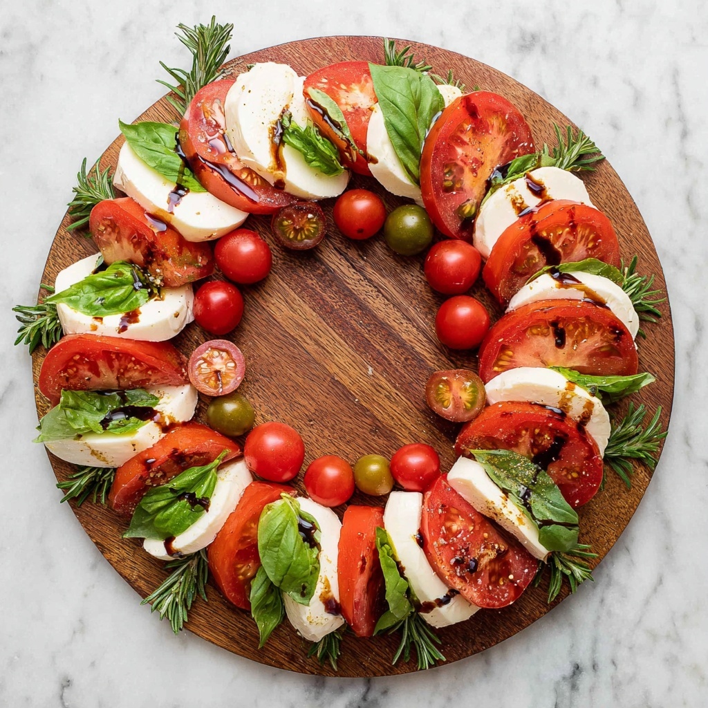 Caprese Wreath Recipe - Recipe Image
