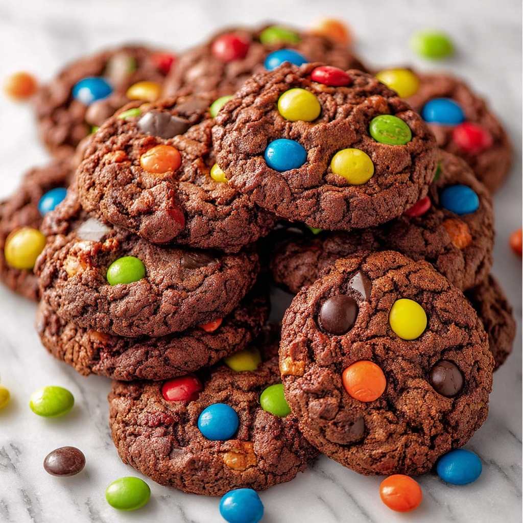 M&M Brownie Cookies Recipe - Recipe Image