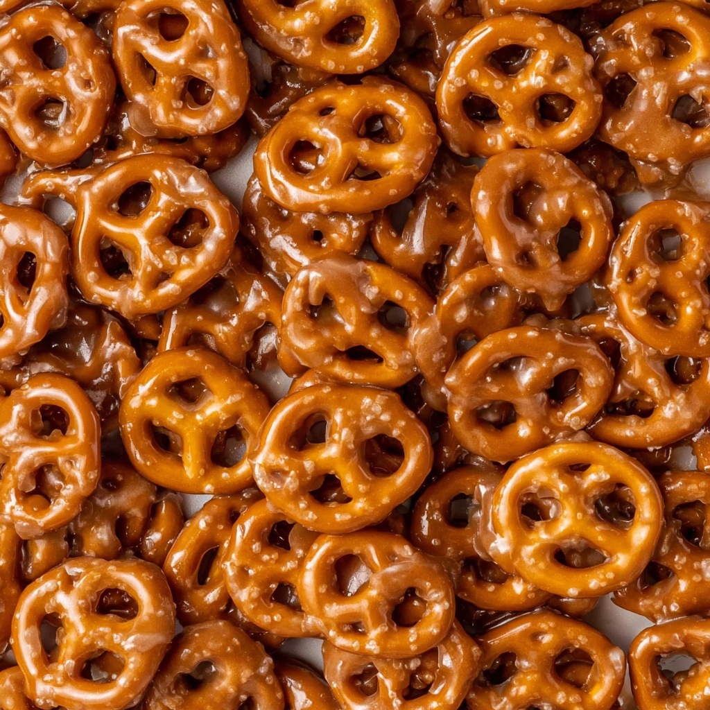 Caramel Toffee Pretzels Recipe - Recipe Image