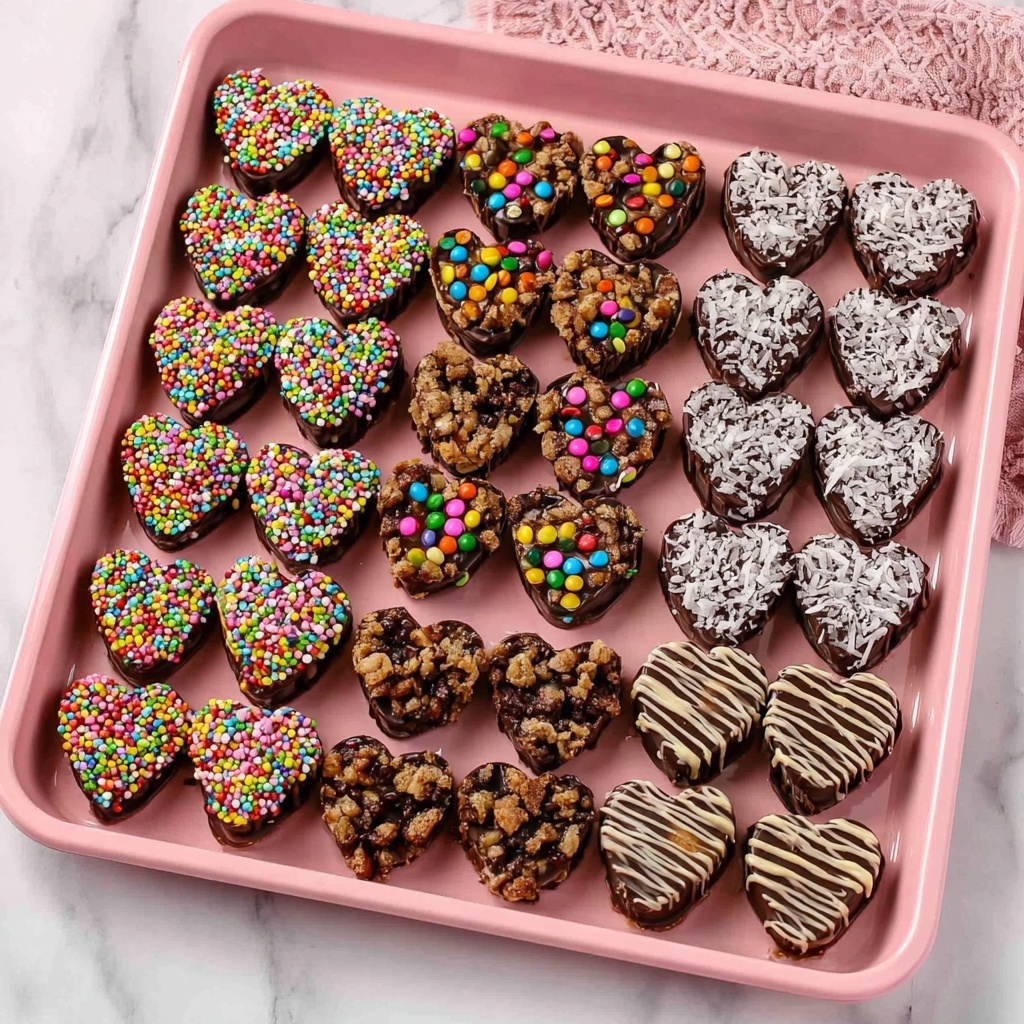 Chocolate-Covered Pretzels with Toppings Recipe - Recipe Image