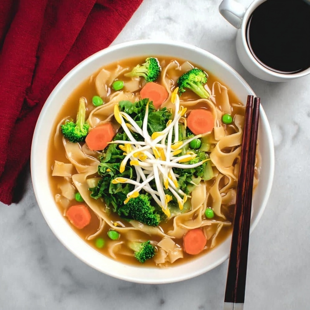 Vegetarian Dan Dan Noodle Soup Recipe - Recipe Image