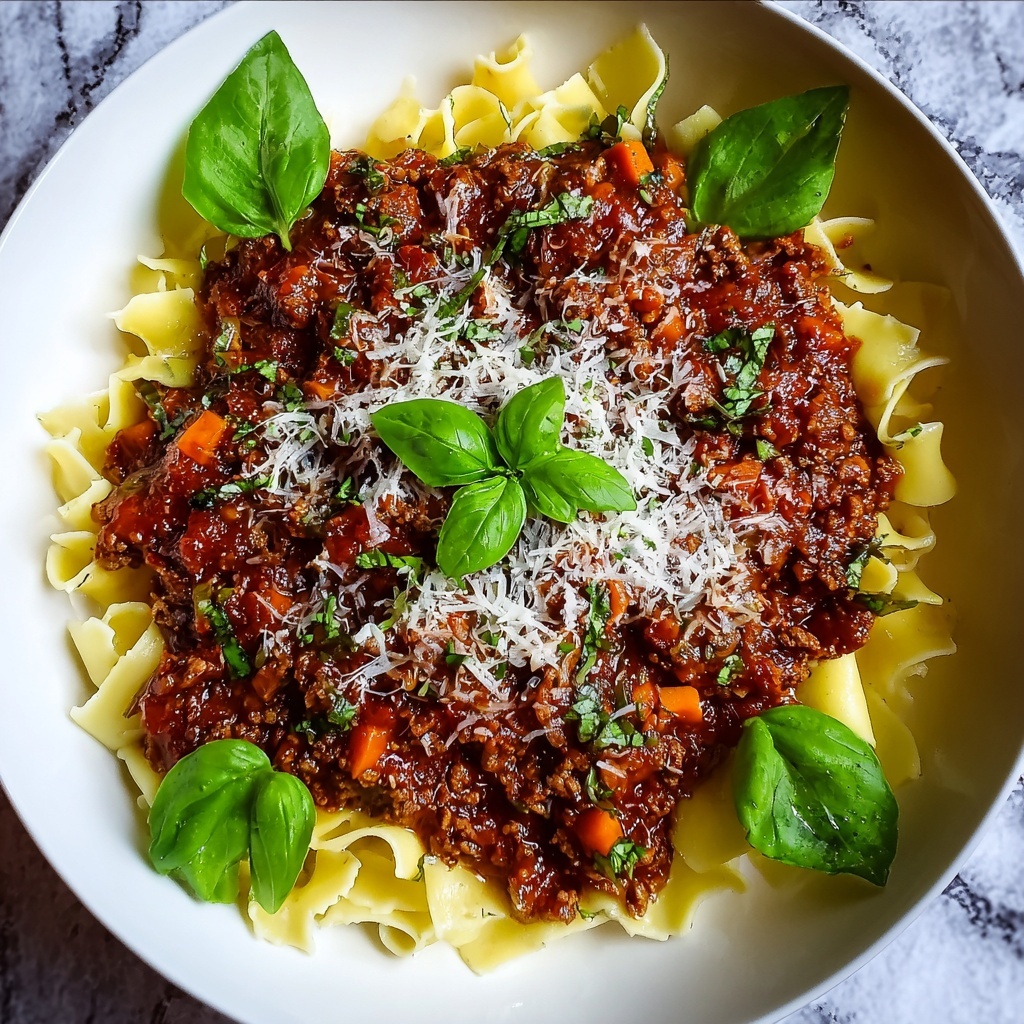 Hearty Slow-Cooked Tuscan Ragu with Fresh Herbs Recipe - Recipe Image