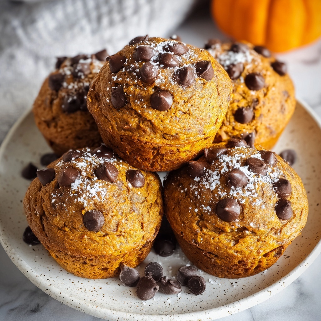 Pumpkin Chocolate Chip Muffins Gluten Free Recipe - Recipe Image