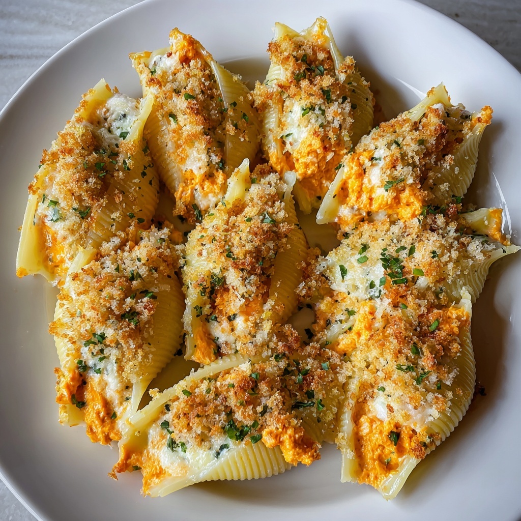 Butternut Squash and Cheese Stuffed Pasta Shells Recipe - Recipe Image