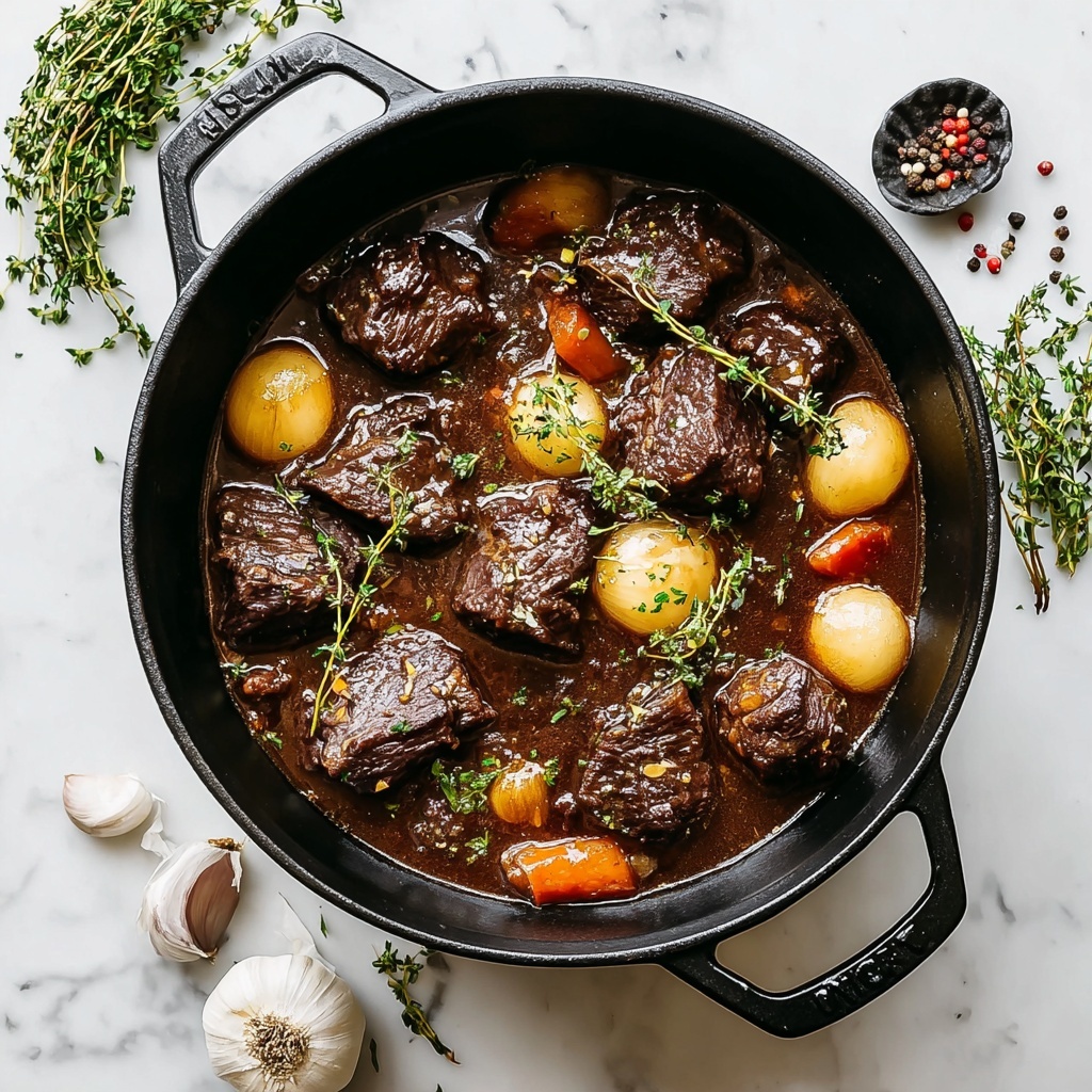 French Beef Bourguignon Recipe - Recipe Image