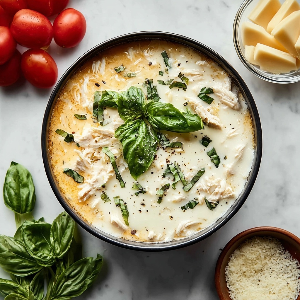 Crockpot Chicken Parmesan Soup Recipe - Recipe Image