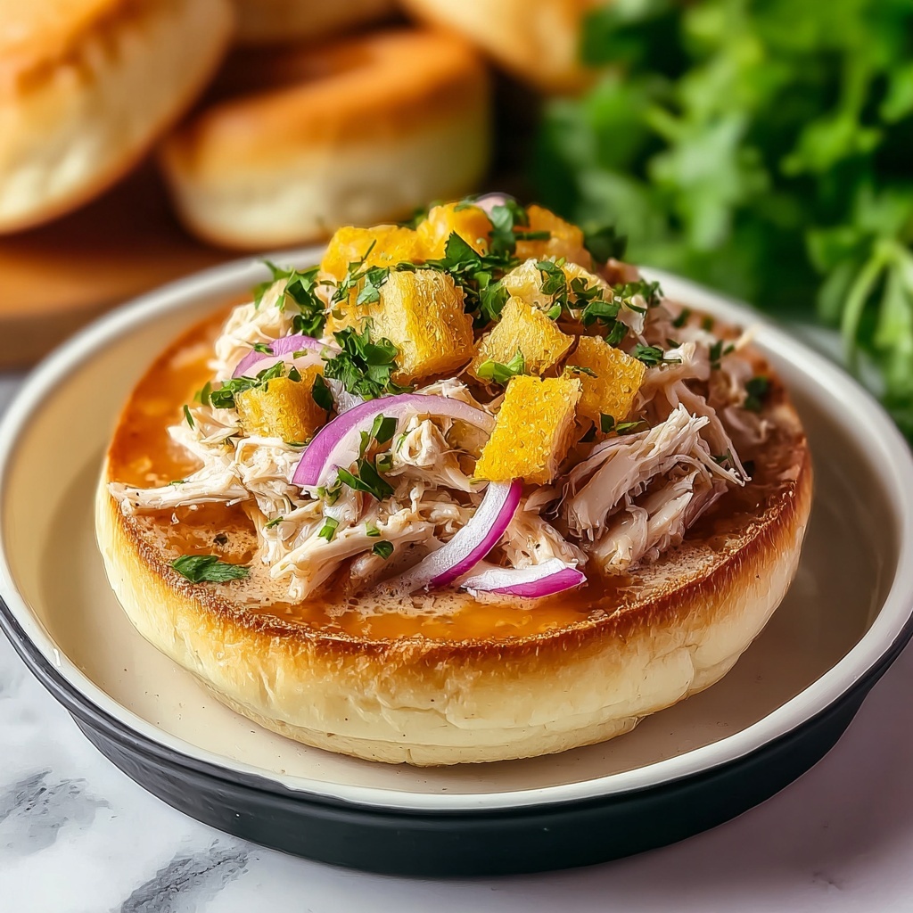 Crock Pot Hawaiian Chicken Sandwiches Recipe - Recipe Image