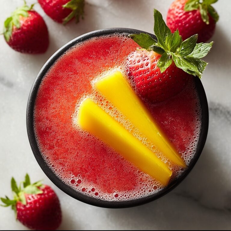 Frozen Mango Strawberry Lemonade Recipe