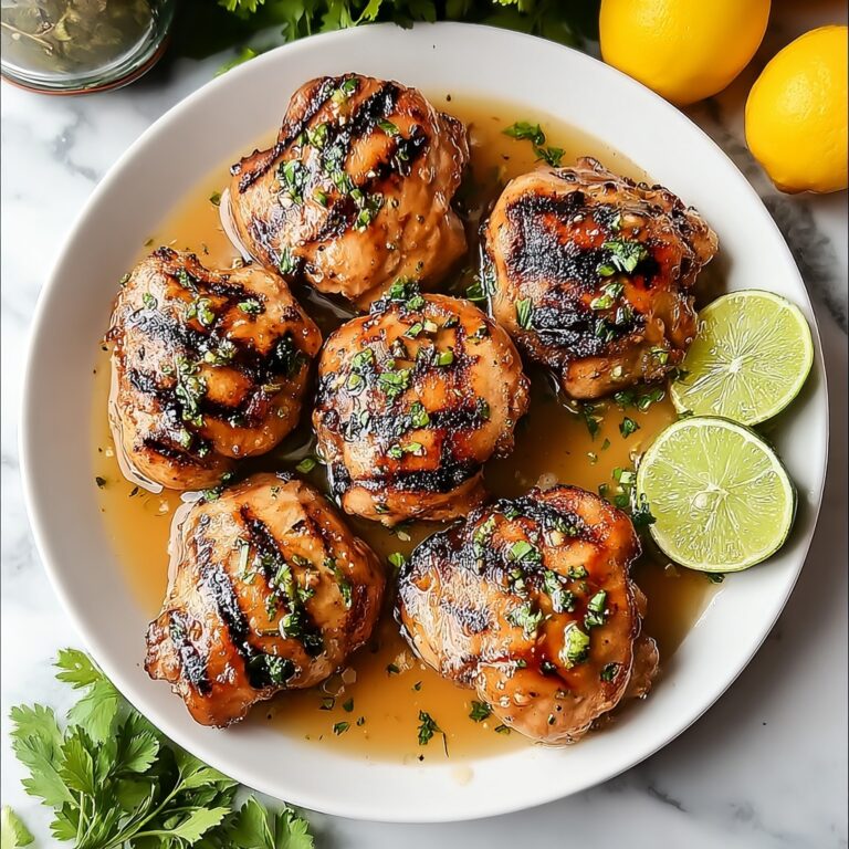 Honey Lime Grilled Chicken Thighs Recipe