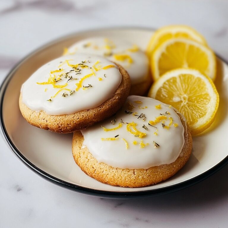 Soft Lemon Frosted Cookies with Zesty Glaze Recipe