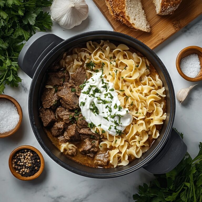 Dutch Oven Beef Stroganoff Recipe