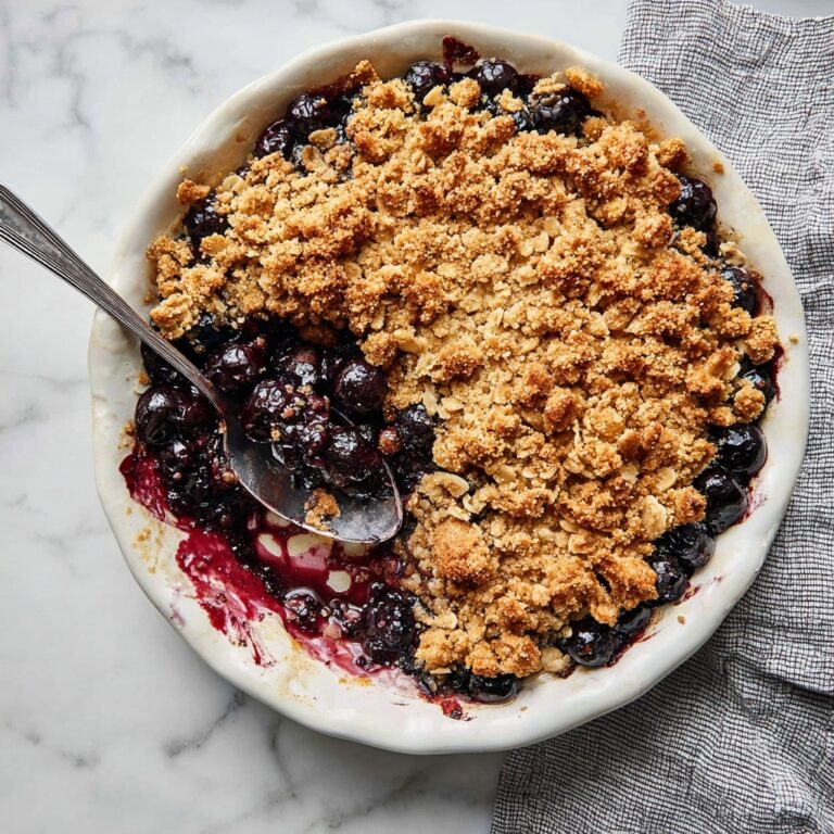 Healthy Blueberry Crisp Recipe