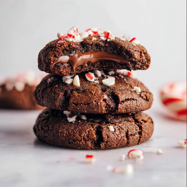 Chocolate Thumbprint Cookies with Peppermint Ganache Recipe