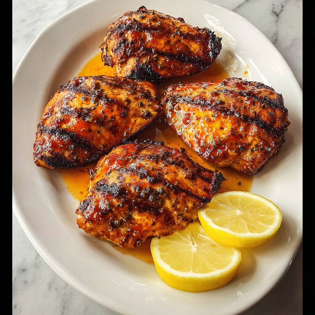 Grilled BBQ Chicken Thighs Recipe - Recipe Image