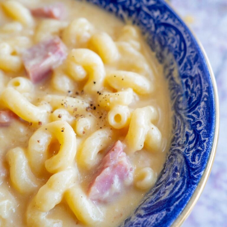 Ham Mac and Cheese Soup Recipe