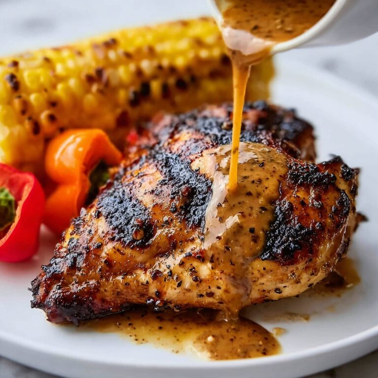 Slow Grilled Mustard Chicken Recipe