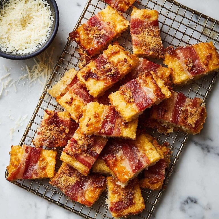 Bacon-Wrapped Crackers with Brown Sugar and Parmesan Recipe