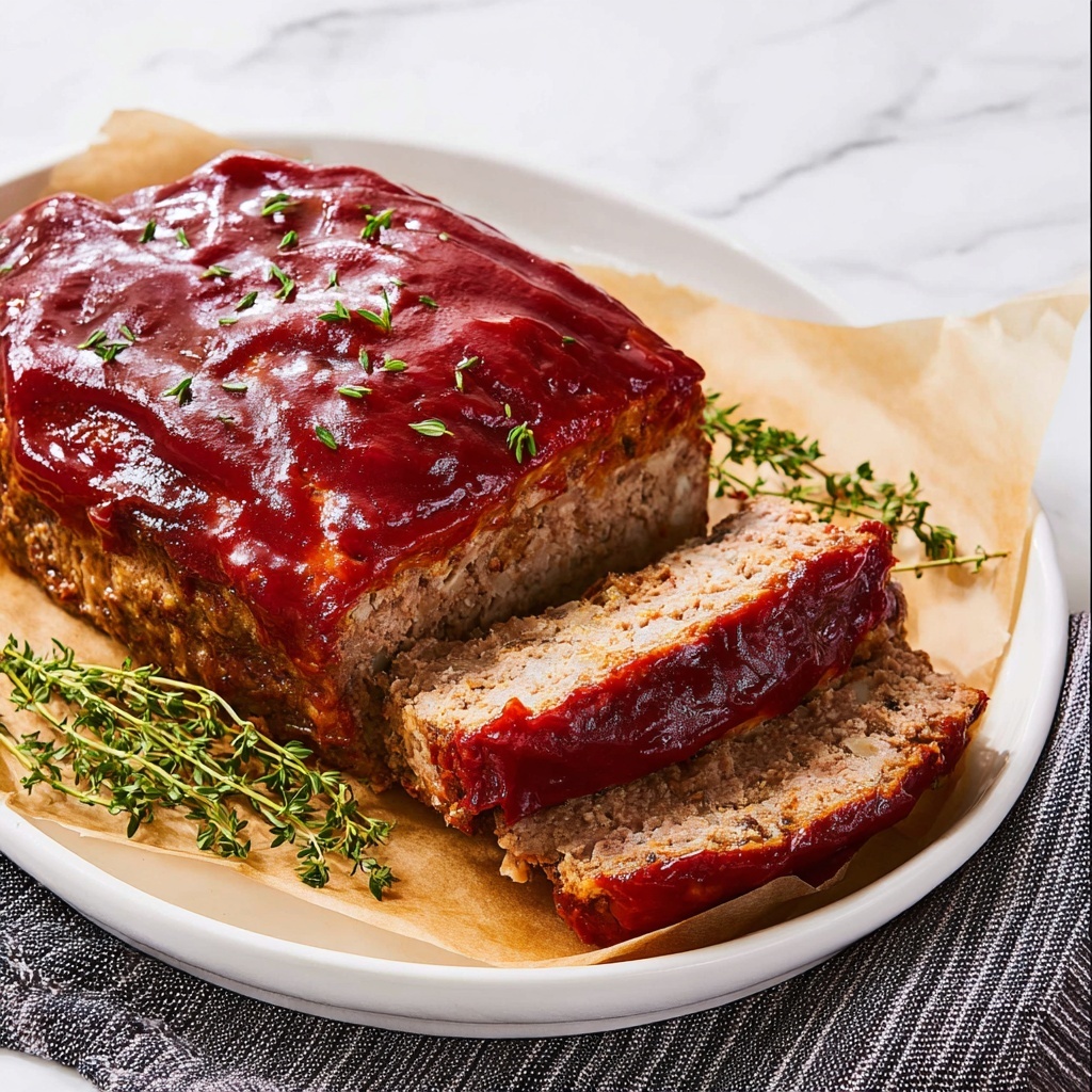 Turkey Meatloaf with Barbecue Ketchup Glaze Recipe - Recipe Image
