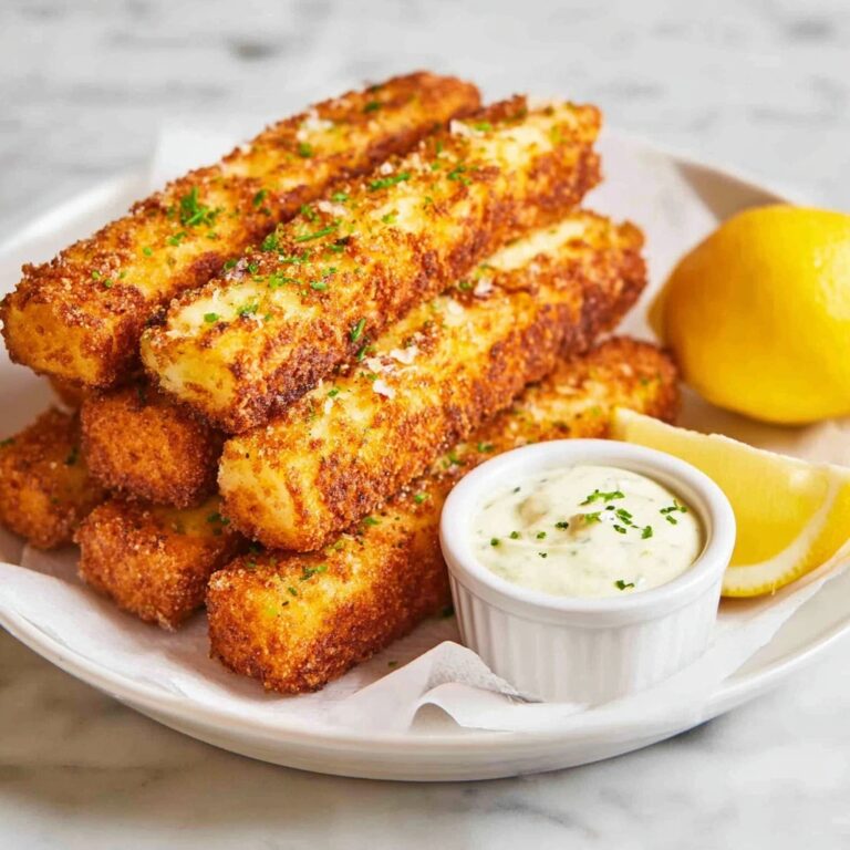 Baked Fish Sticks with Crispy Breadcrumb Coating Recipe