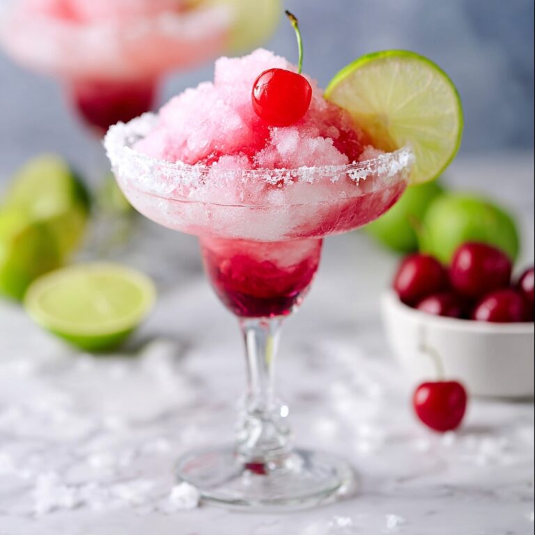 Frozen Cherry Limeade Margarita Recipe