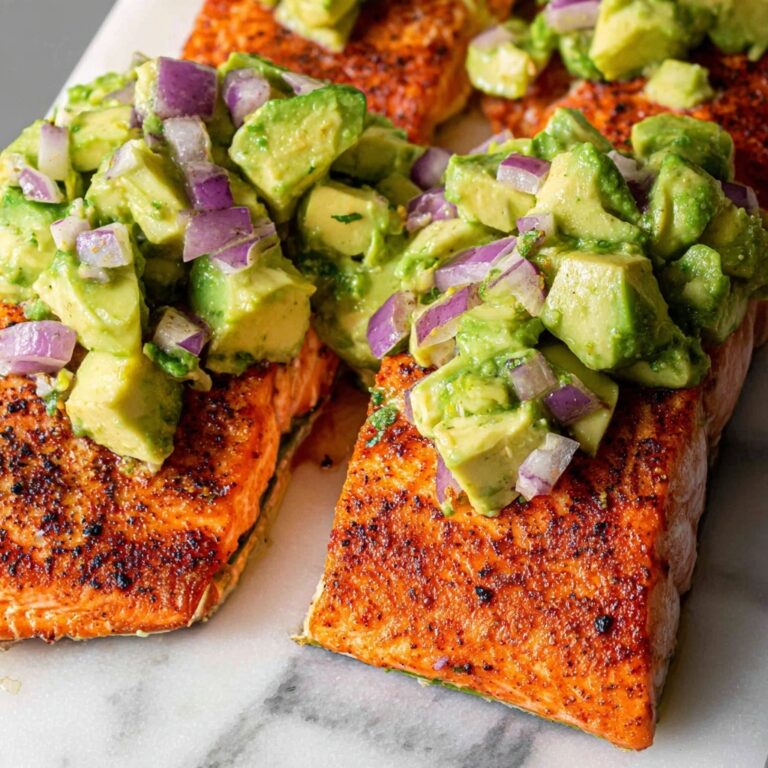 Grilled Salmon with Avocado Salsa Recipe