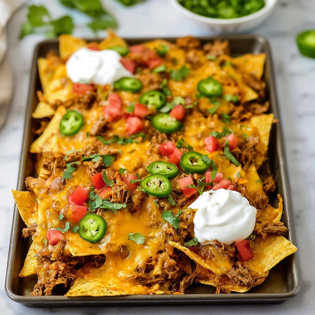 Pulled Pork Nachos Recipe - Recipe Image