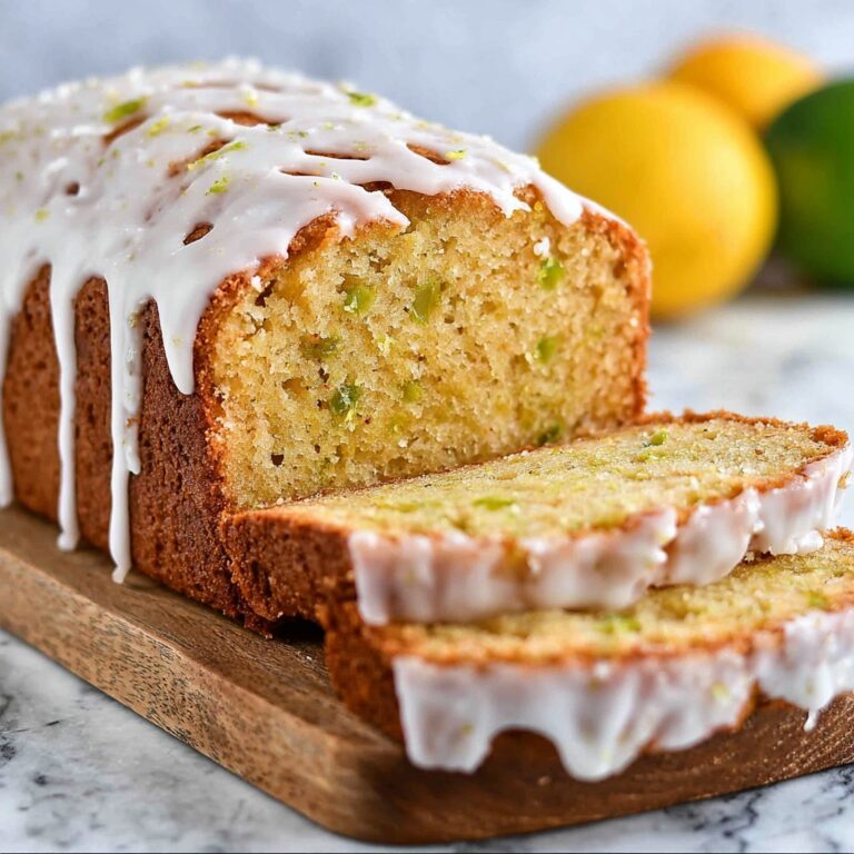 Iced Lemon Zucchini Bread Recipe