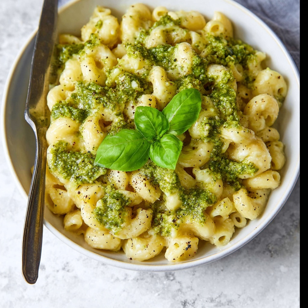 Pesto Mac and Cheese Recipe - Recipe Image