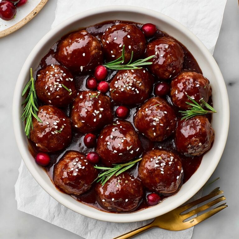Cranberry Sweet Chili Meatballs Recipe