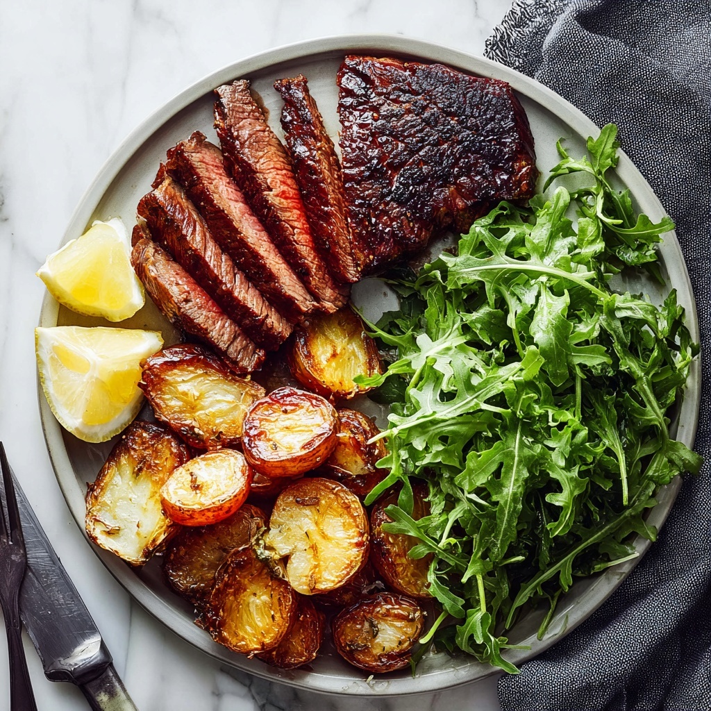 Grilled Ribeye Steak with Garlic Rosemary Marinade Recipe - Recipe Image
