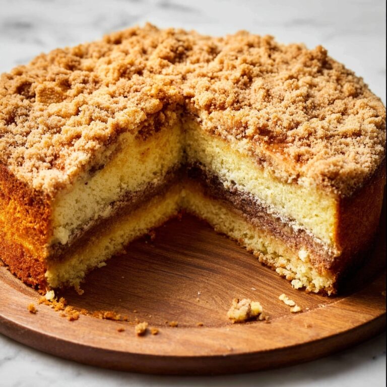 Cake Mix Coffee Cake with Almond Streusel Recipe
