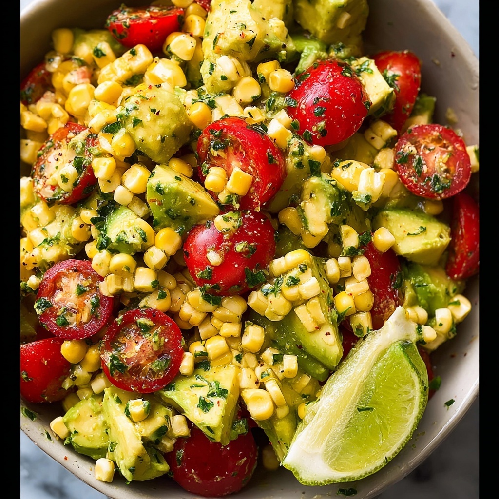 Corn Salad with Avocado Recipe - Recipe Image