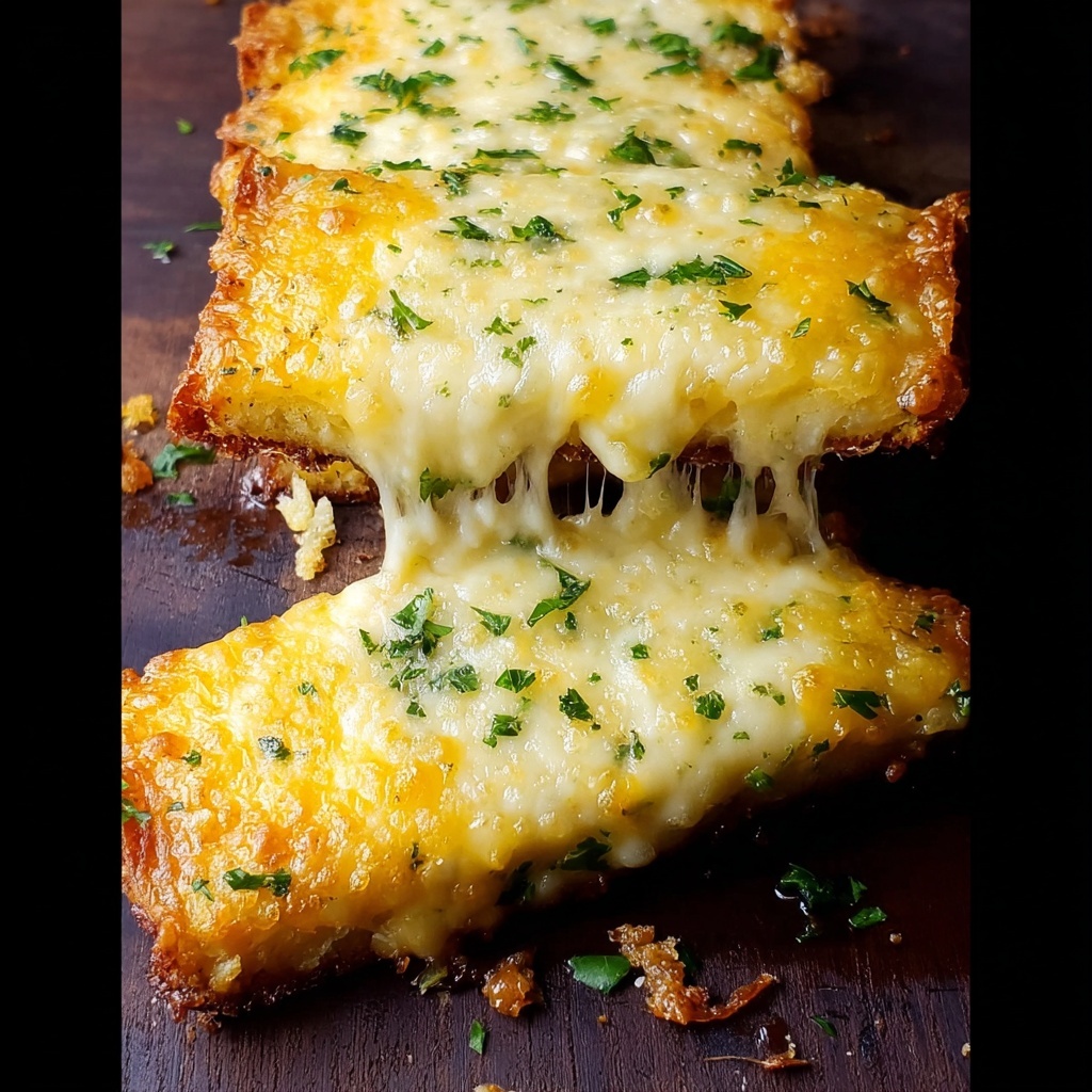 Quick Cheesy Garlic Bread Recipe - Recipe Image