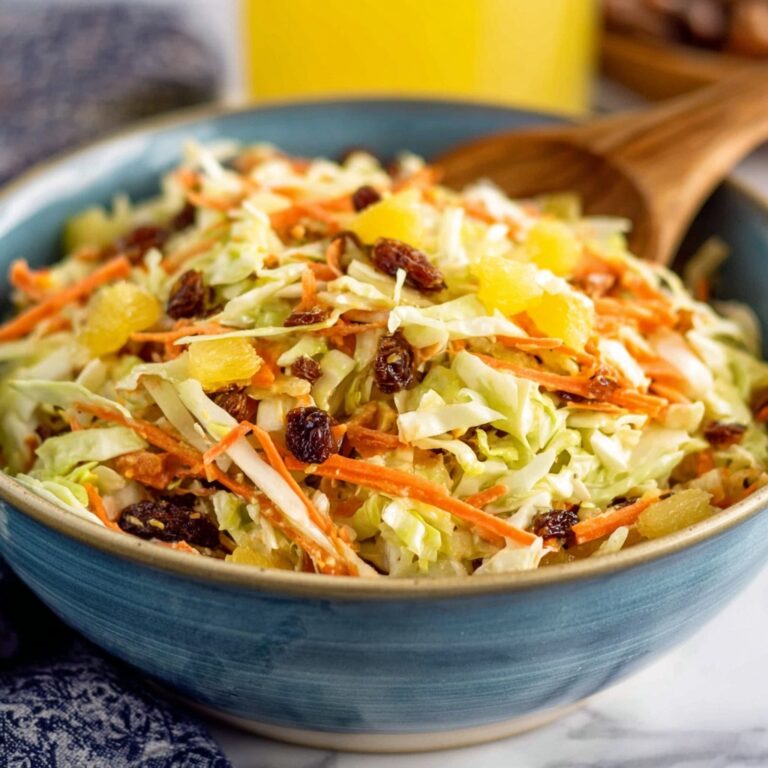 Jamaican Pineapple Raisin Slaw Recipe