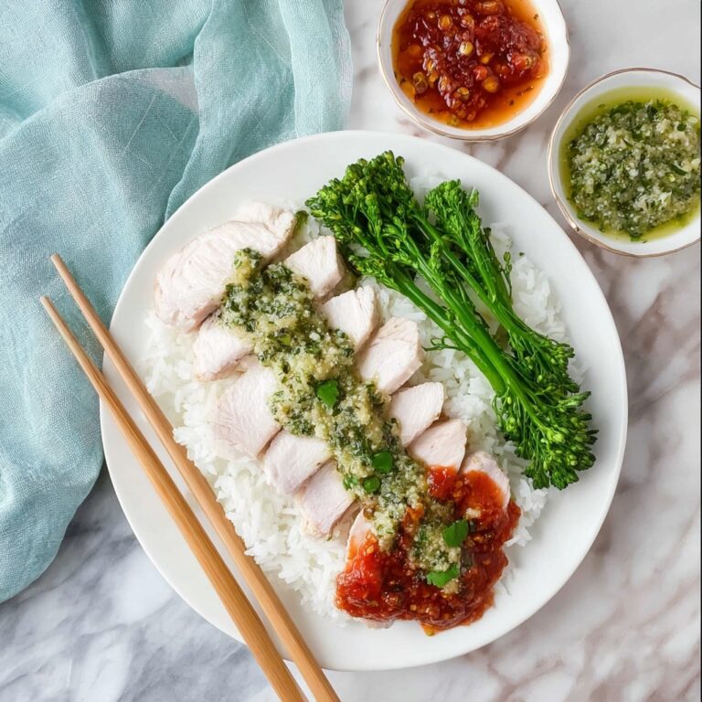 Foolproof Poached Chicken with Ginger Shallot Sauce Recipe