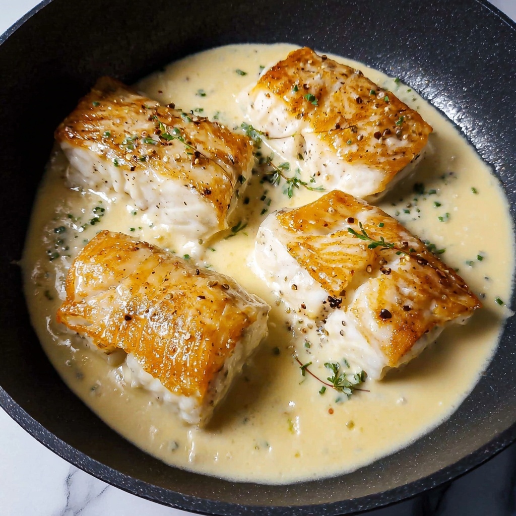 Fish with White Wine Sauce Recipe - Recipe Image