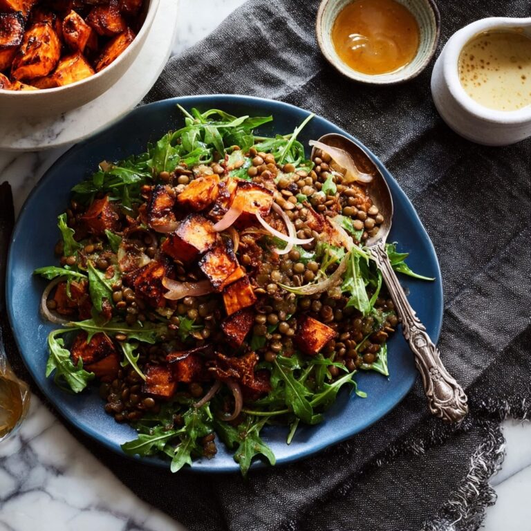 Honey-Cinnamon Pumpkin Lentil Salad Recipe