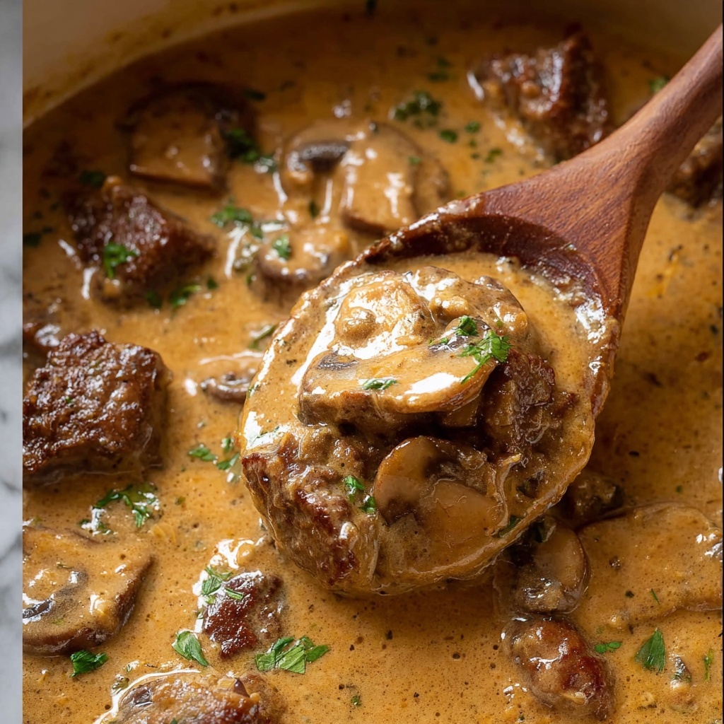 Slow Cooker Beef Stroganoff Recipe - Recipe Image