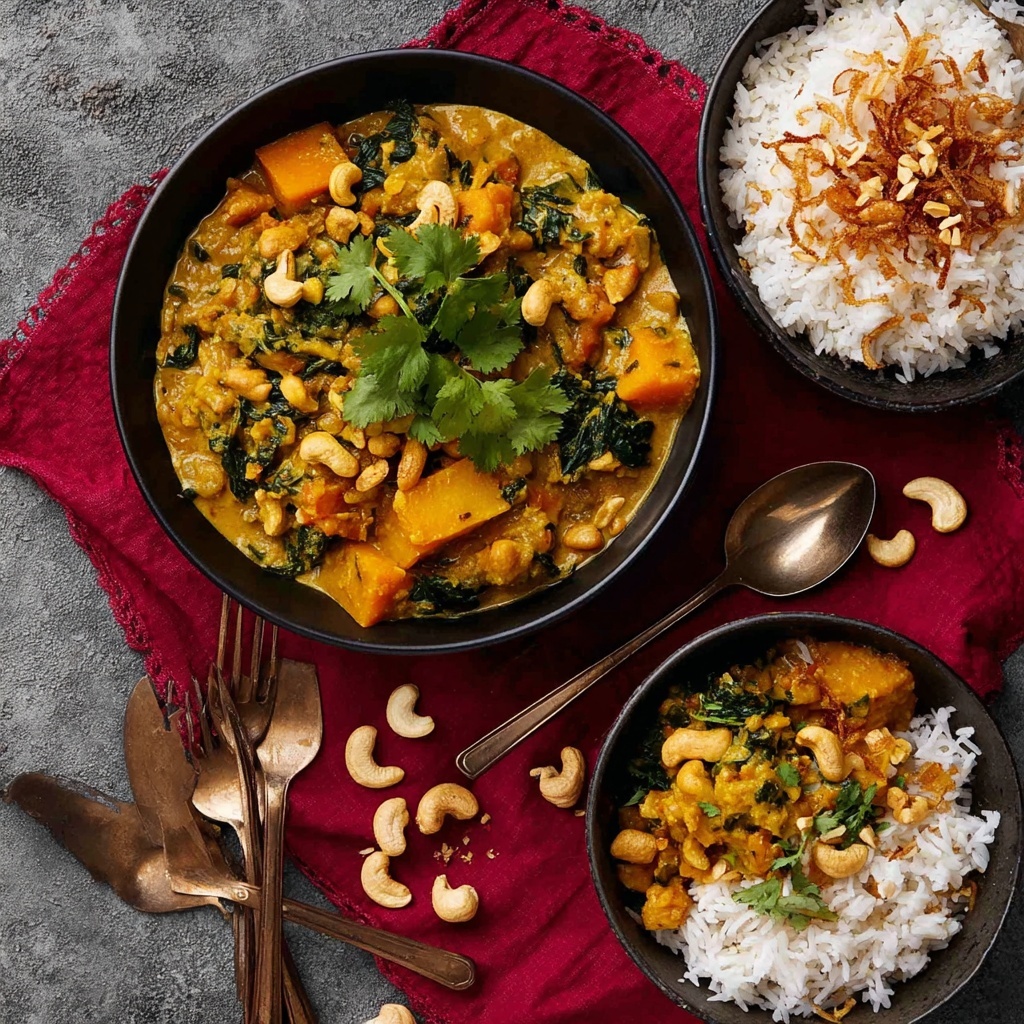 Easy Coconut Curry Sauce with Lentils and Pumpkin Recipe - Recipe Image