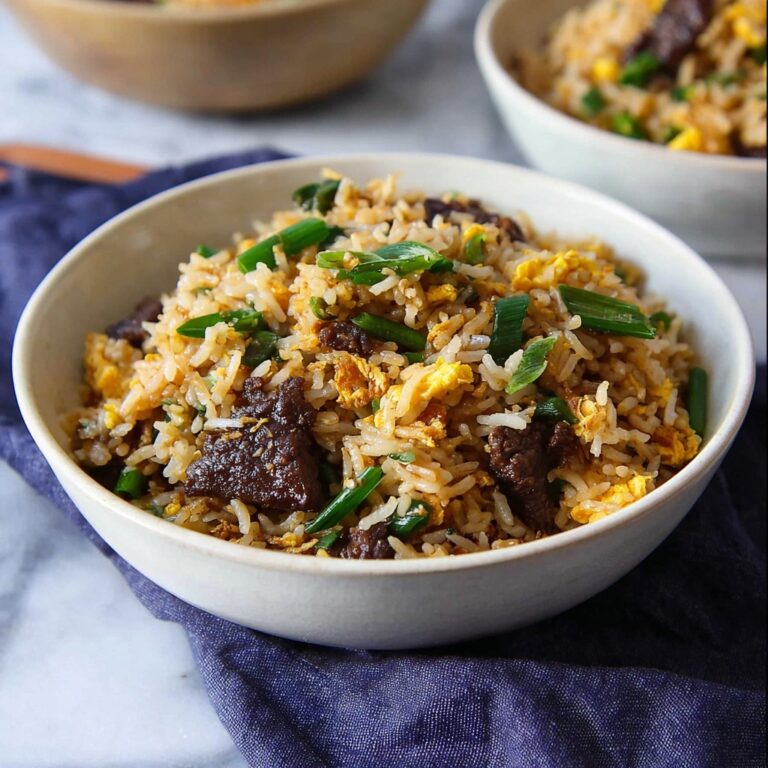 Sizzling Beef Steak Fried Rice Recipe