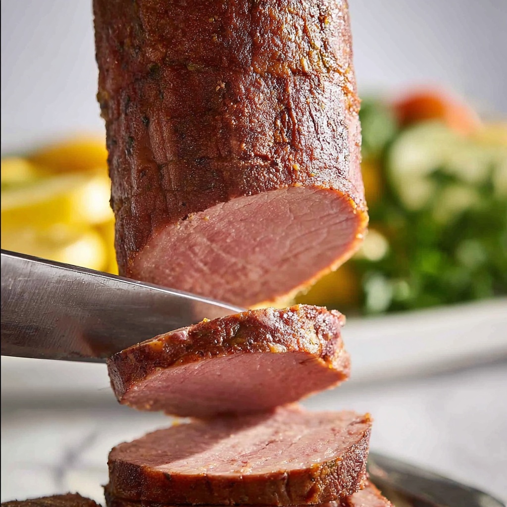 Homemade Rotisserie Doner Kebab Meat (Beef or Lamb) Recipe - Recipe Image