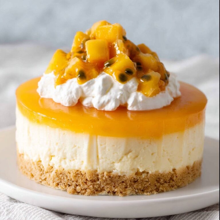 No Bake Mango Cheesecake Recipe