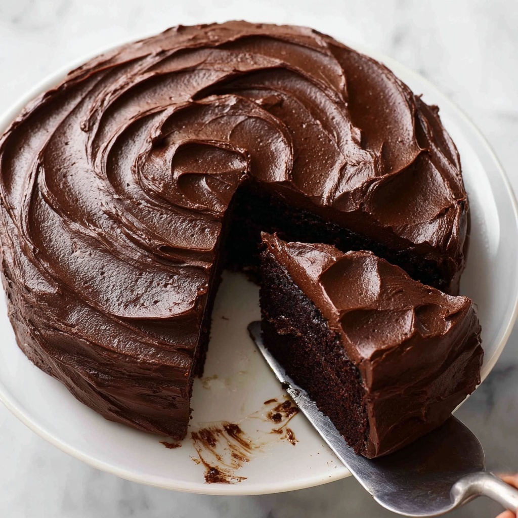 Easy Chocolate Fudge Cake Recipe - Recipe Image