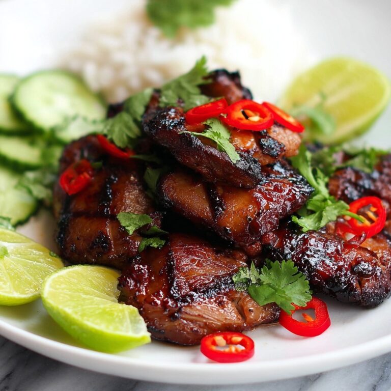 Thai Grilled Chicken (Gai Yang) with Coconut Rice and Dipping Sauces Recipe